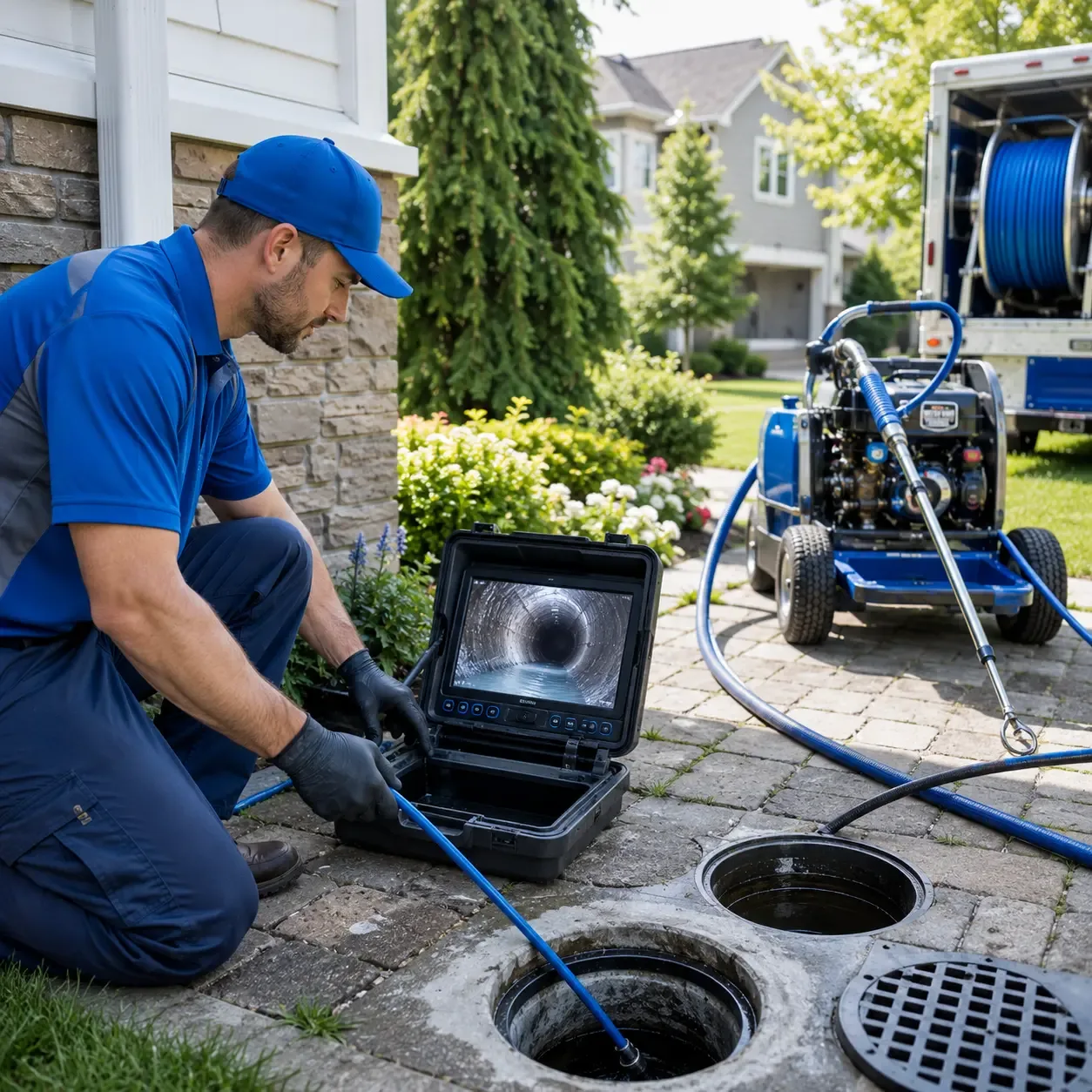 Outdoor drain cleaning professionals serving Gorham, KS